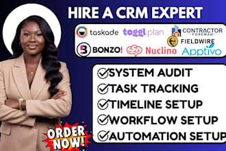 setup bonzo taskade nuclino toggl plan contractor foreman apptivo fieldwire