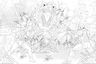 sketch any character for you