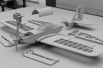 design realistic rc plane, jet,3d rc vtol aircraft, drones and aerospace vehicle