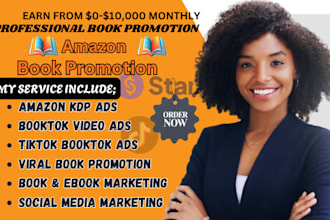 viral book promotion tiktok viral video amazon kdp ads promotion booktok ads