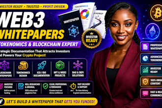 architect investor ready web3 tokenomics and blockchain whitepapers for crypto