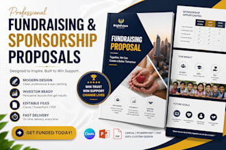 design investor ready sponsorship and fundraising proposals