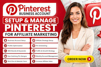 setup and manage pinterest business account for affiliate marketing