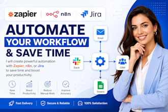 create powerful automation with zapier, n8n, or jira to save time