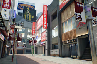 create modular game environment 3d level design unreal engine assets and pcg map