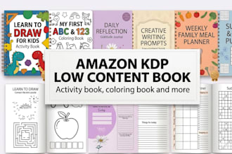 do activity book cover activity book low content coloring book  for amazon kdp