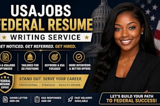 write a usajobs federal resume for government jobs and gs positions