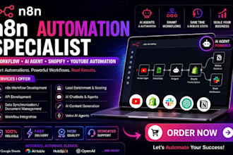 do n8n youtube automation n8n shopify automation n8n ai automation n8n ai agent