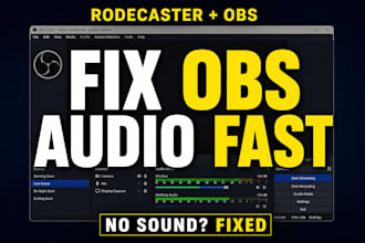 fix and set up rodecaster pro ii with obs audio routing
