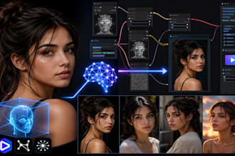 train hyper realistic ai influencer lora using sdxl flux comfyui workflow