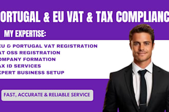 handle portugal vat registration and tax compliance for your business