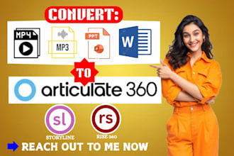 build articulate slide presentation, corporate elearning training video