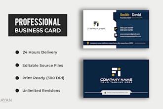 design business card and corporate identity