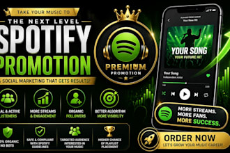 do spotify promotion and spotify music promotion with social marketing