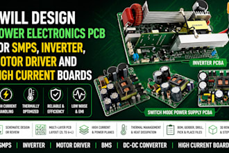 do power electronic pcb for smps, inverter, motor driver and high current boards