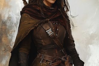 draw your dnd or original character art