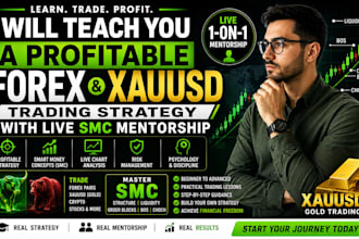 teach you profitable forex and xauusd gold trading strategy with smc mentorship