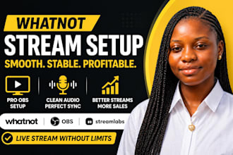 setup obs studio for whatnot vertical streams, auctions, and card breaks