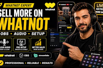 setup obs studio for whatnot vertical streams, auctions, and card breaks