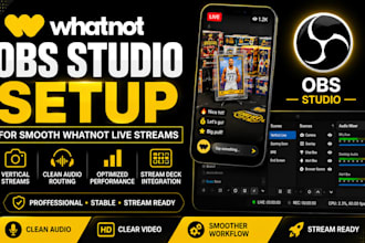 setup obs studio for whatnot streams auctions and card breaks
