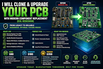 clone and upgrade your pcb with modern component replacements eol redesign
