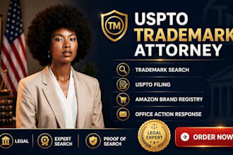 register your trademark in USA, UK and canada professionally, trademark search