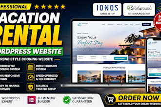 vacation rental wordpress website ionos rental siteground vacation rental airbnb