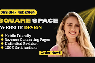 rebuild edit squarespace, redesign squarespace website, develop squarespace seo