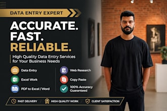 do urgent data entry, copy paste work within 12 hours