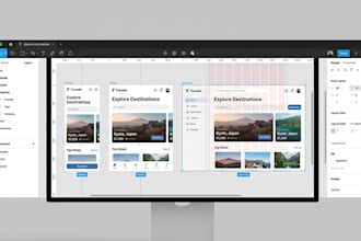 create responsive UI UX in figma