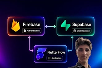 setup firebase auth and supabase in flutterflow