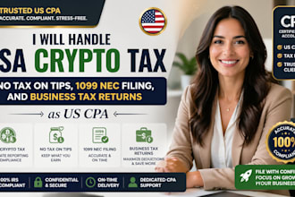 handle USA crypto tax no tax on tips 1099 nec filing and business tax returns