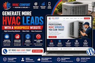 generate hvac leads with a wordpress website