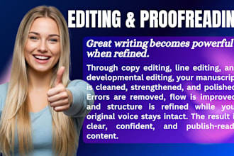 professionally edit your book manuscript ebook or kindle book