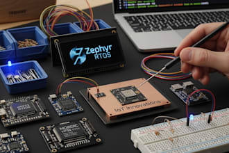 develop firmware, ble, zephyr os solutions, and design custom iot hardware