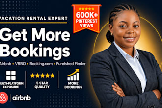 promote and optimize your airbnb, vrbo, booking com and furnished finder listing