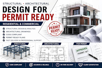 create permit ready structural drawings for residential and commercial projects
