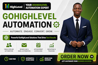 be your gohighlevel automation specialist, ghl CRM and funnel expert