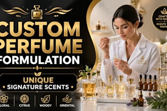 create custom perfume and fragrance formulation