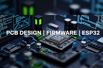 do circuit design, pcb design, pcb layout, firmware development, esp32