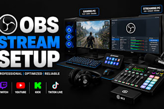 setup professional and optimize obs studio for streaming and recording