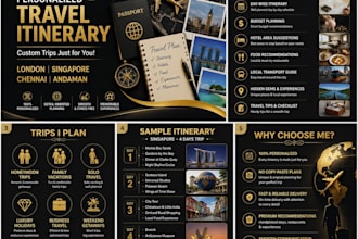 create a personalized travel itinerary for your perfect trip