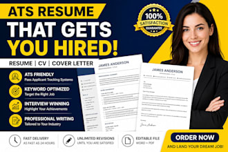 write ats resume, CV and cover letter that gets you hired fast