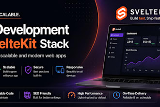 develop scalable web applications using svelte