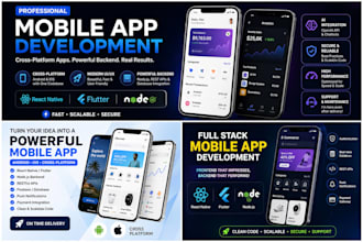 a professional android and ios app