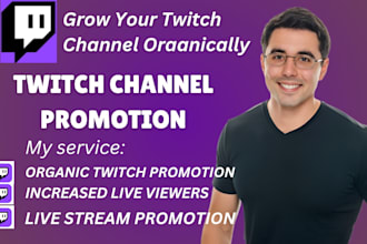 promote your twitch, boost viewers, and reach affiliate faster