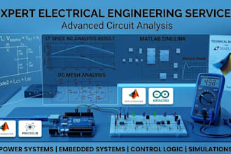 help in electrical engineering and circuit analysis tasks and projects