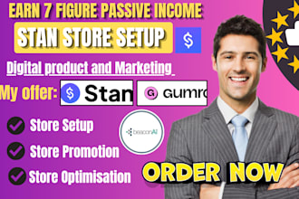 do stan store stan store setup etsy shop payhip gumroad beacons ai systeme io
