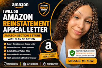 do amazon reinstatement appeal letter amazon section 3 store with plan of action
