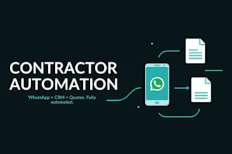 automate your contractor business with whatsapp and ai